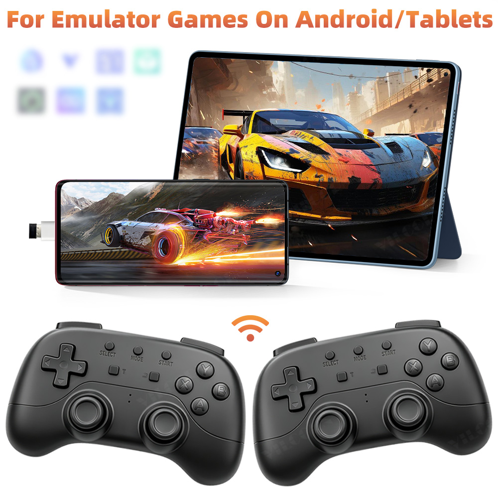 Retro Gaming Emulator Pc - Pengontrol Nirkabel VILCORN Budget 2.4G untuk