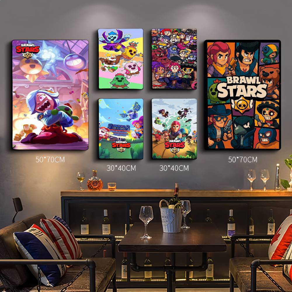 Retro Gaming Art - Poster Tempel Film Game Anime Brawl