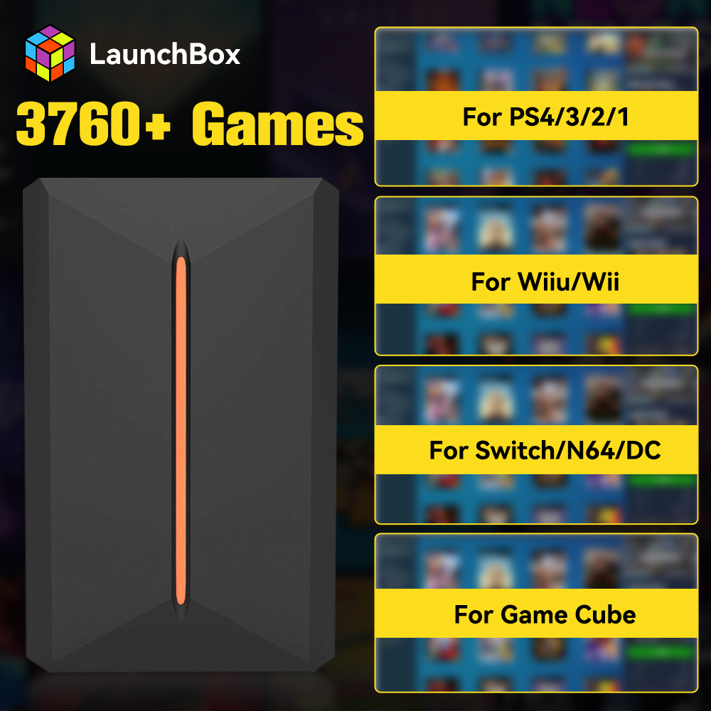 Retro Gaming Emulator Pc - Launchbox OS Gaming Retro HDD 3760