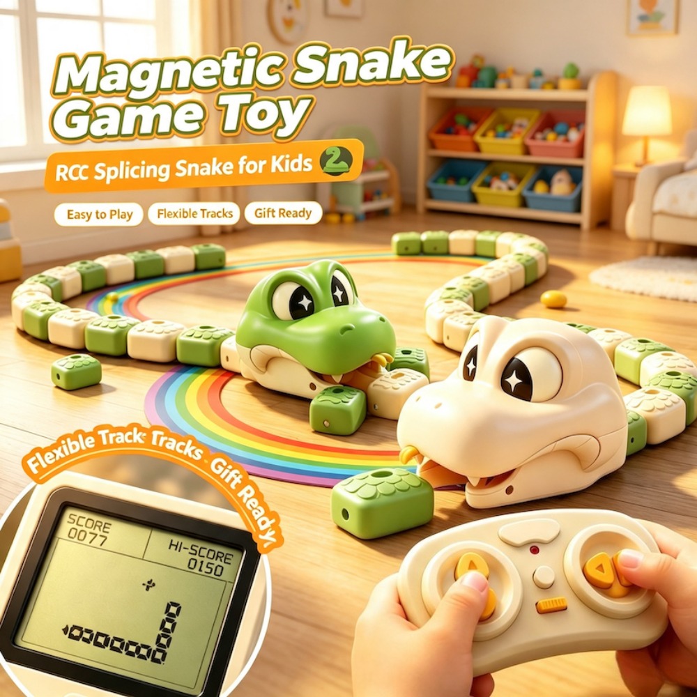 Retro Gaming Phone - Mainan Ular Magnetik RC untuk Dua