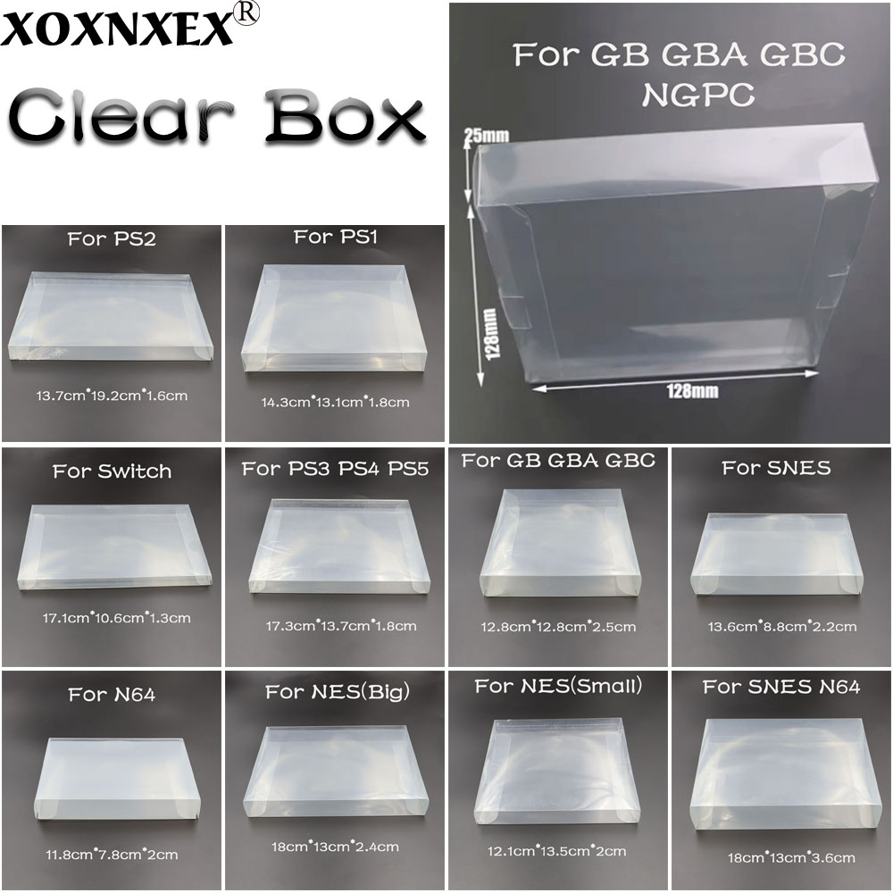 Game Carrying Case - Kotak Pelindung Game Transparan Anti Debu