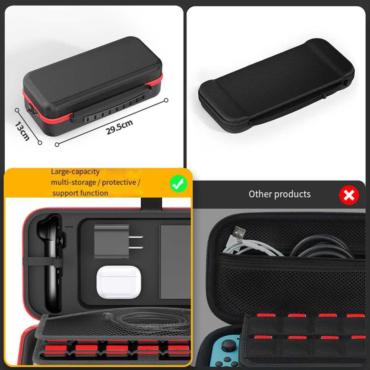 Game Carrying Case - Tas Jinjing Premium ABGN untuk Switch
