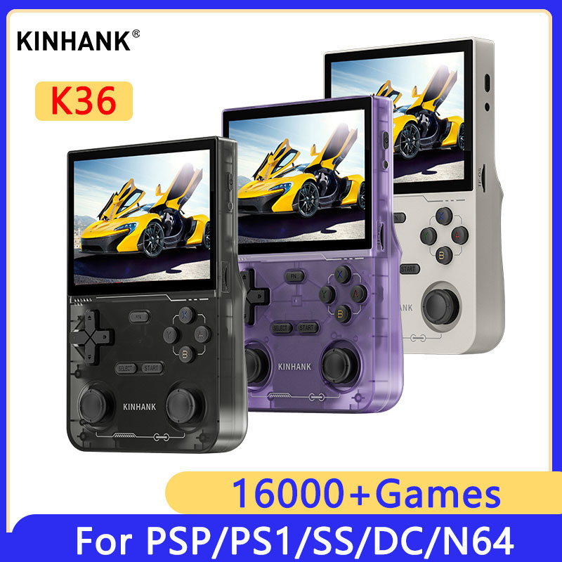 Retro Gaming R36S - KINHANK K36 konsol Video Game genggam