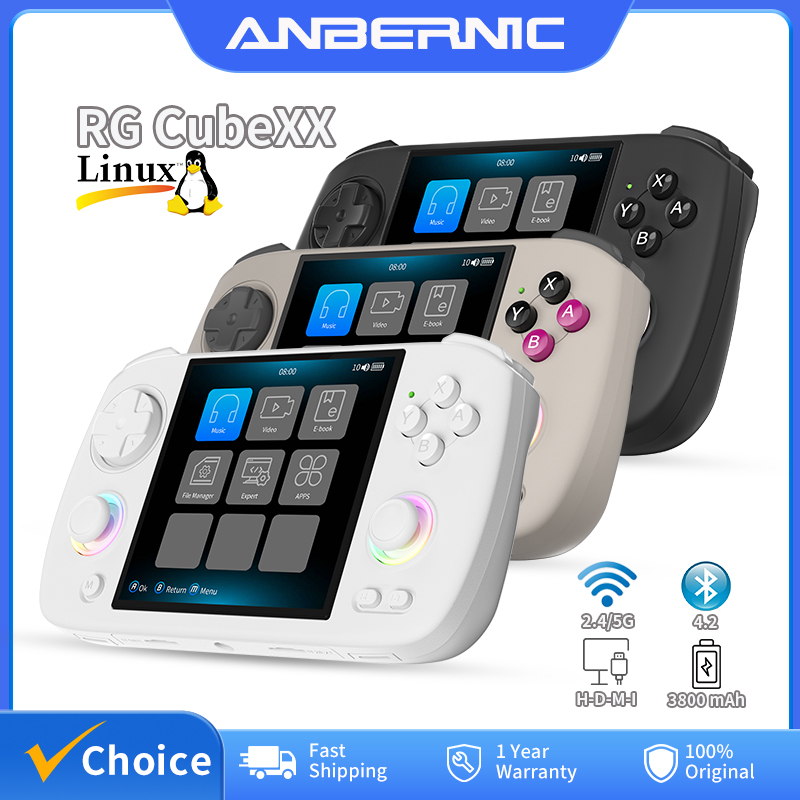 Retro Gaming Kiosk - ANBERNIC RG Cubexx Konsol Game Genggam