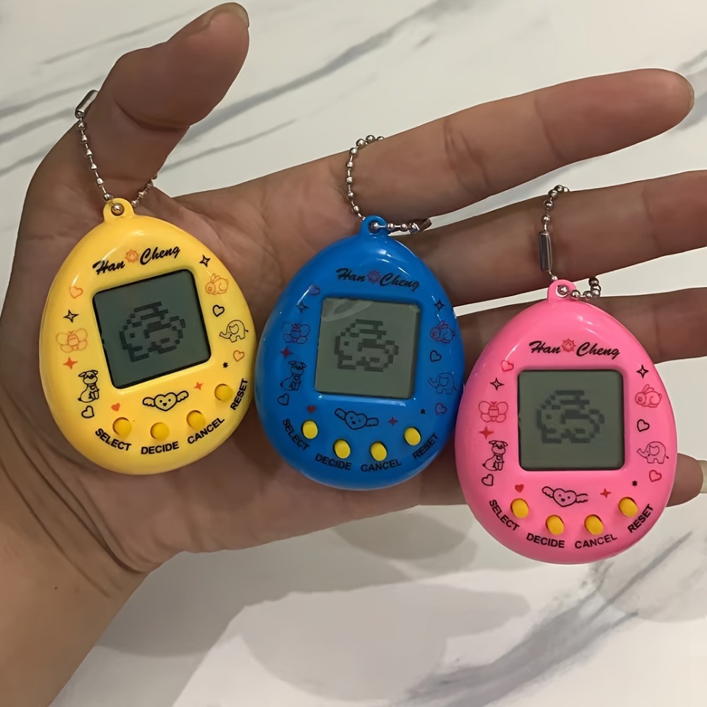 Retro Gaming Keychain - Konsol Game Genggam Mini Retro dengan