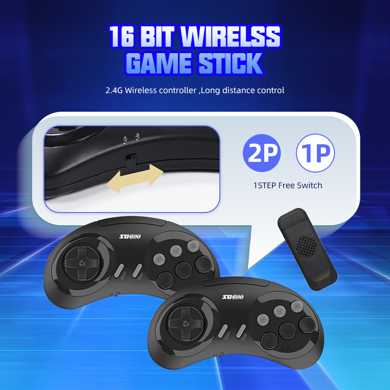 Retro Gaming Stick - Konsol Game Retro untuk Sega Genesis