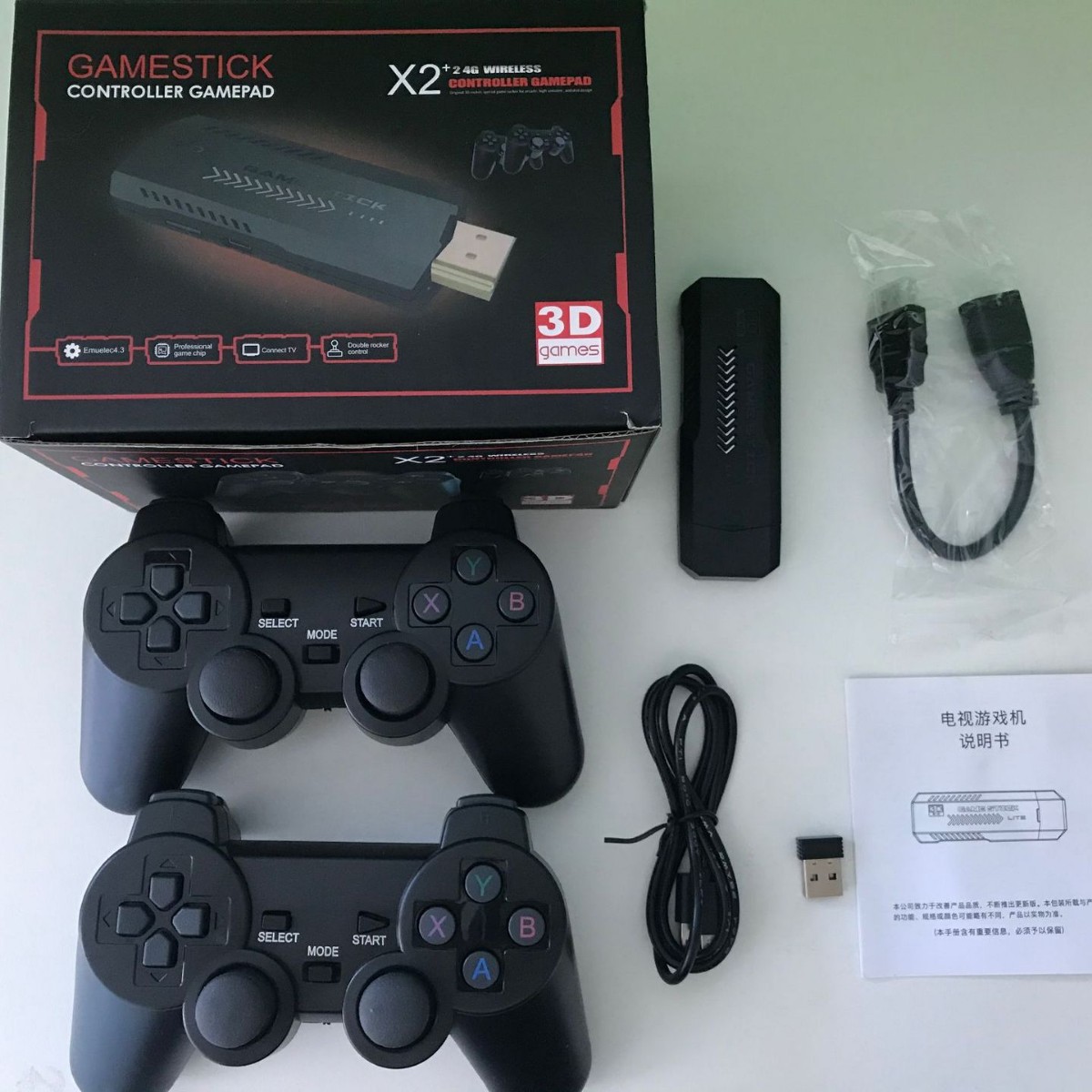 Retro Gaming Stick - Konsol Video Game Retro X2 2.4G