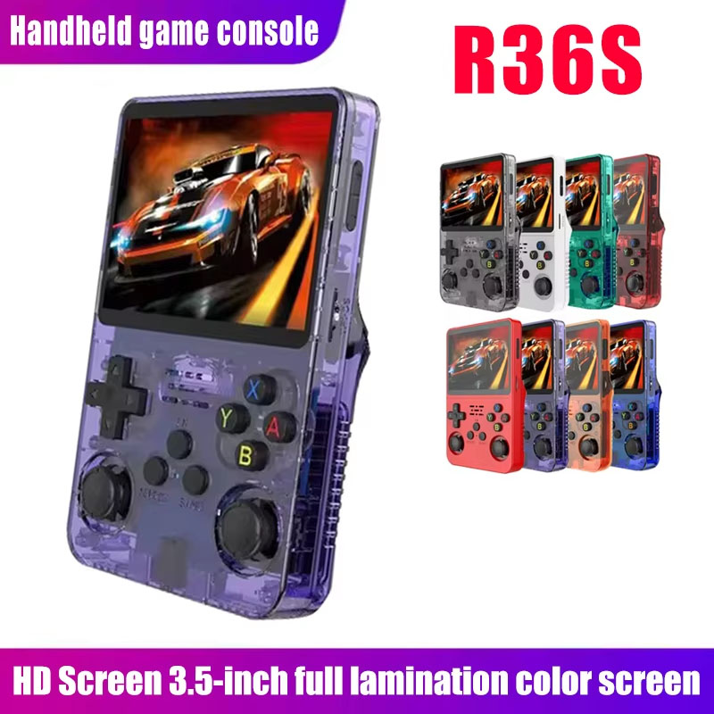Retro Gaming R36S - Konsol Game Genggam Baru R36s Sistem