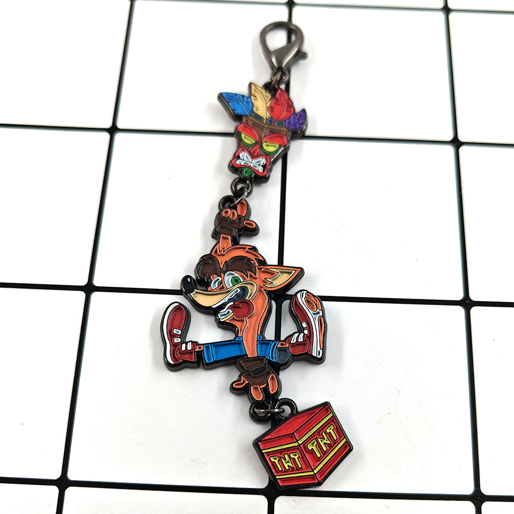Gantungan Kunci Karakter Kartu - Retro Gaming Keychain ulasan dan harga