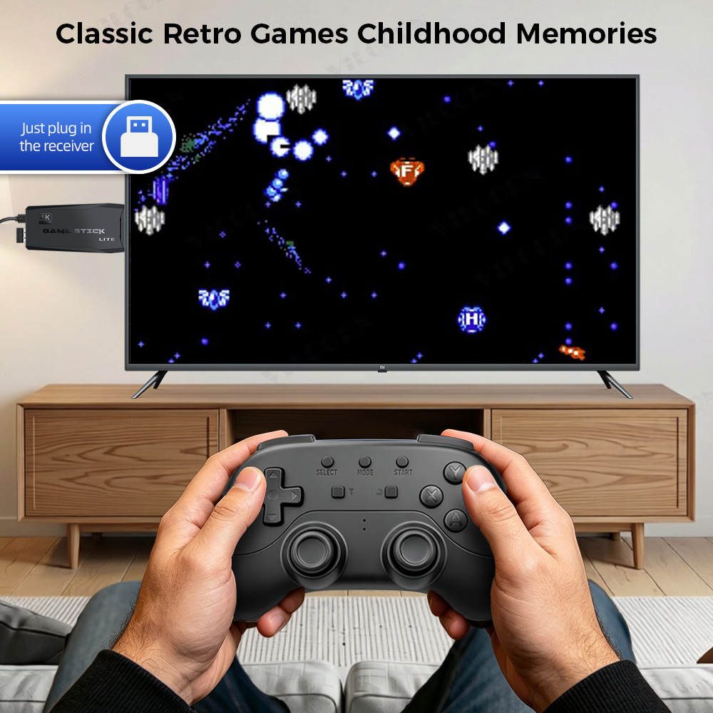 Pengontrol Nirkabel VILCORN Bu - Retro Gaming Emulator Pc ulasan dan harga