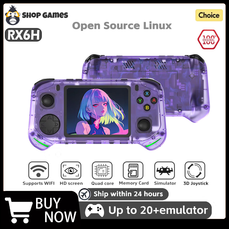 Konsol Game Genggam Retro RX6H - Retro Gaming R36S ulasan dan harga