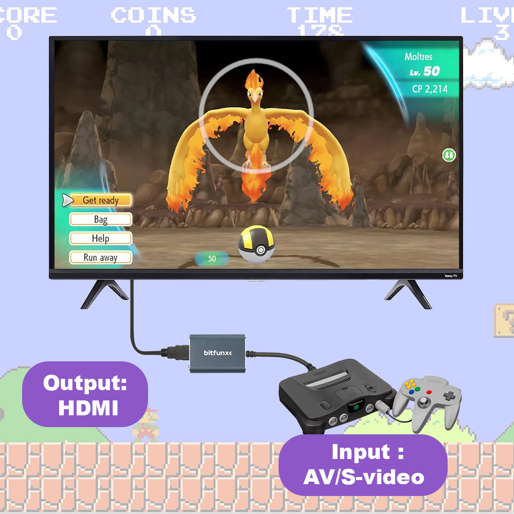 Bitfunx 720P Svideo / AV Ke Ad - Retro Gaming Emulator ulasan dan harga
