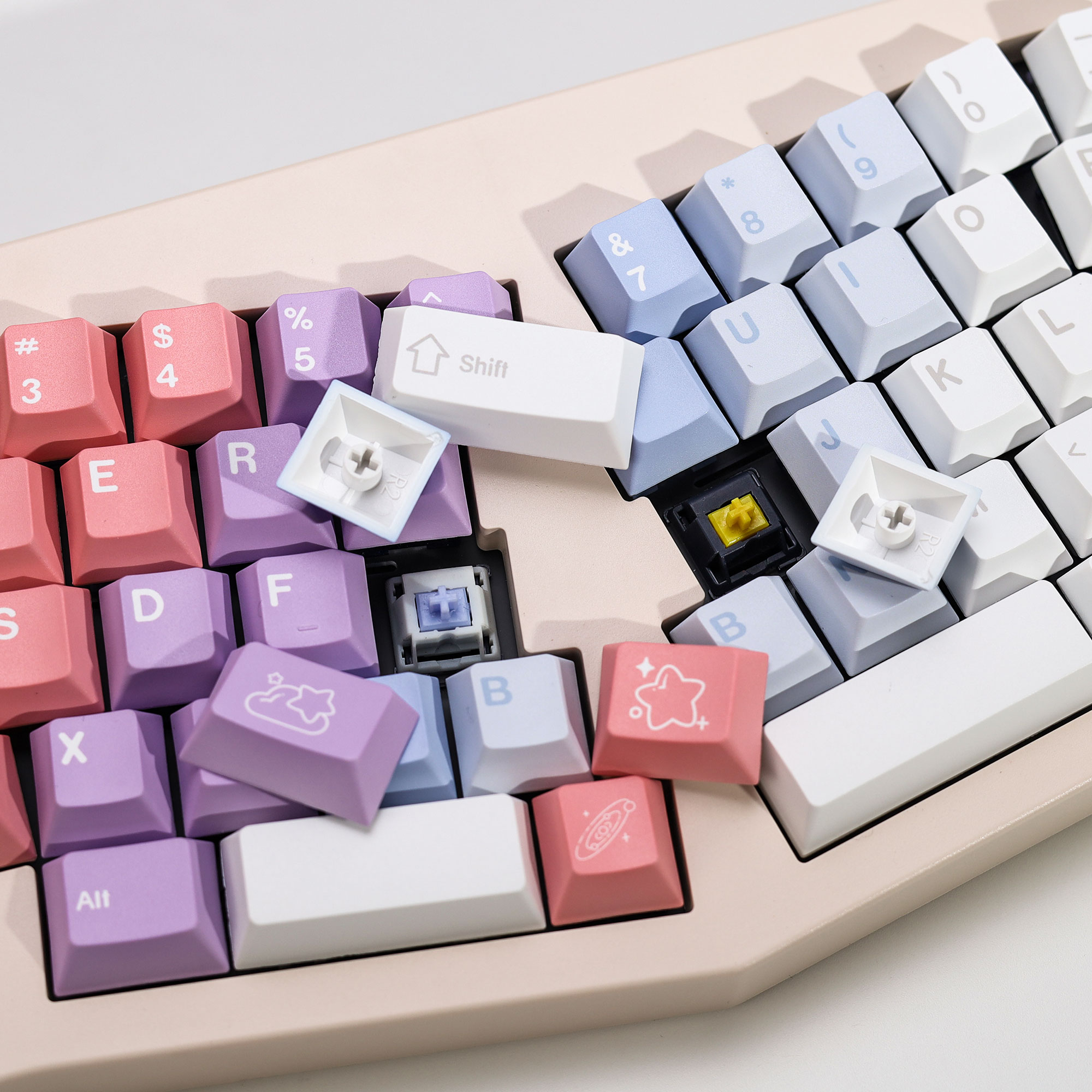 KBDiy Keycap Tema Dreamscape G - Retro Gaming Keycaps ulasan dan harga