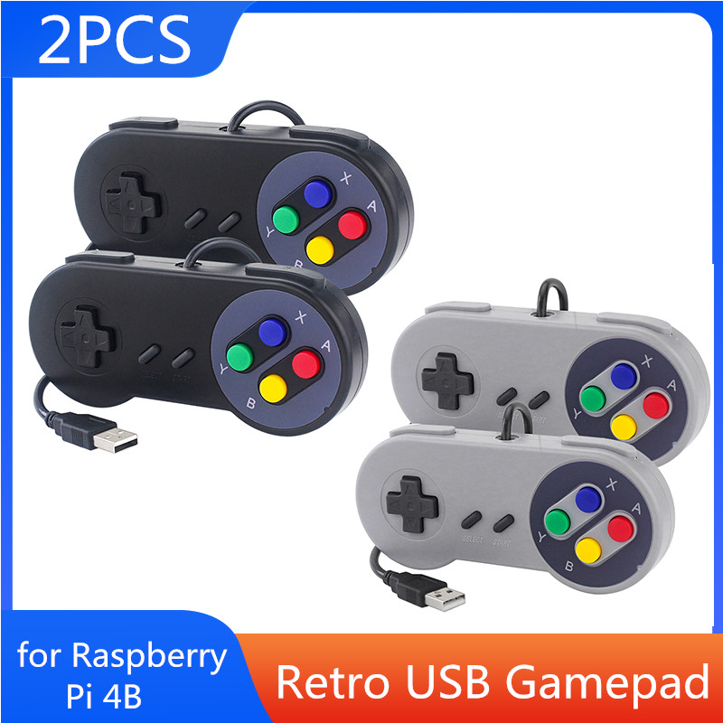 2 Buah USB Gamepad Retro Gamin - Retro Gaming With Raspberry Pi ulasan dan harga