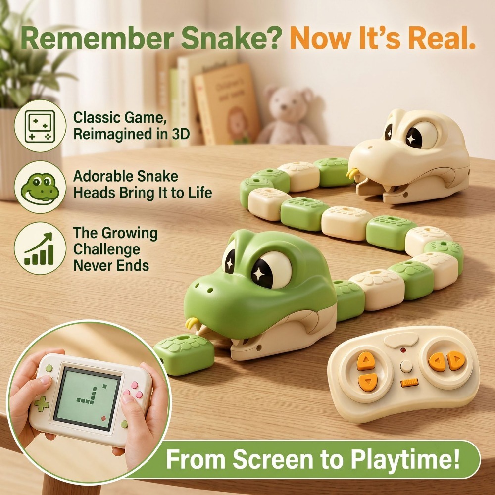 Mainan Ular Magnetik RC untuk  - Retro Gaming Phone ulasan dan harga