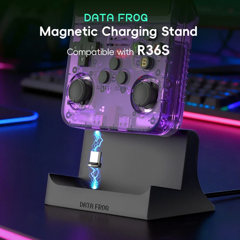 Dok Pengisi Daya Data Frog R36 - Retro Gaming R36S ulasan dan harga