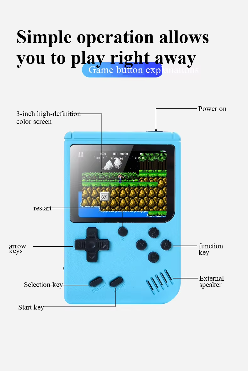 400 Dalam 1 Permainan MINI Kon - Retro Gaming R36S ulasan dan harga