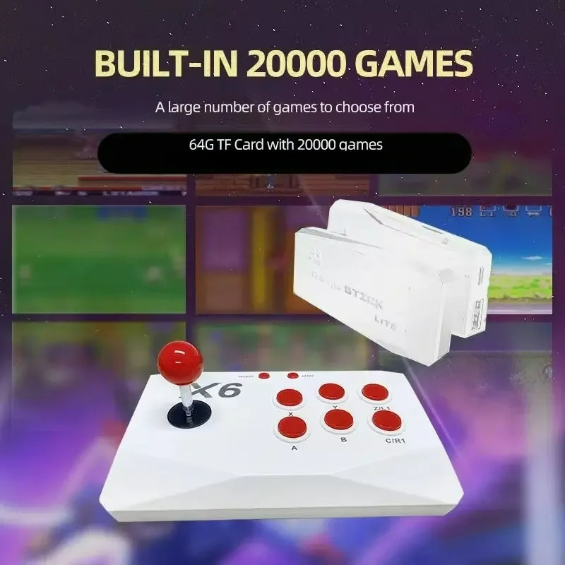 Konsol Video Game X6 Baru 4K H - Retro Gaming Stick ulasan dan harga