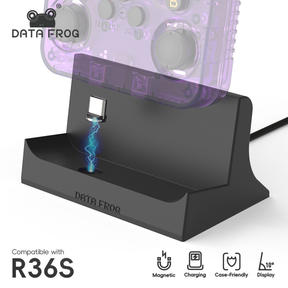 Basis Pengisian Daya Magnetik  - Retro Gaming R36S ulasan dan harga