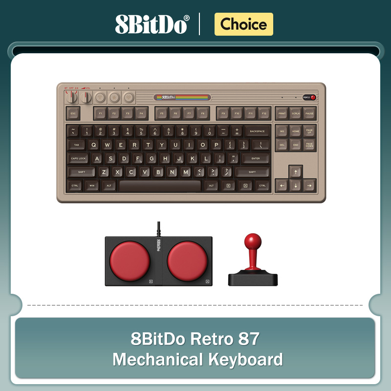 Keyboard Mekanis Retro 8BitDo, - Retro Gaming Us ulasan dan harga