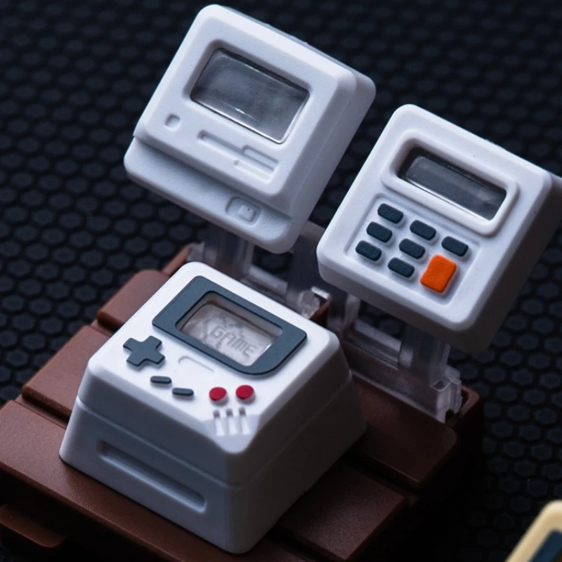 K-04 Set Keycap Retro Transpar - Retro Gaming Keycaps ulasan dan harga