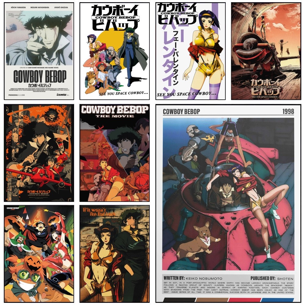 Anime koboi Bebop Poster seni  - Retro Gaming Art ulasan dan harga