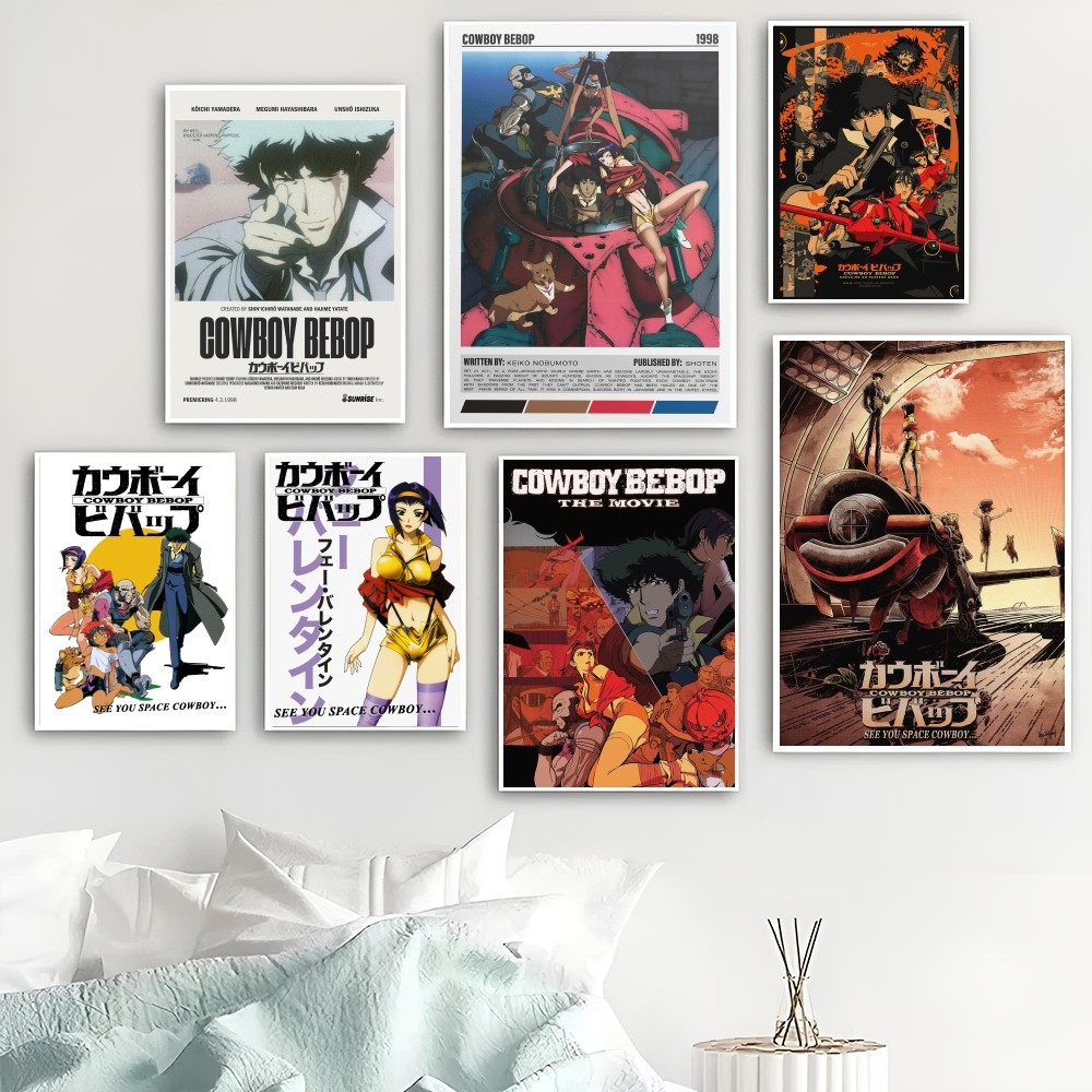 Anime koboi Bebop Poster seni  - Retro Gaming Art ulasan dan harga