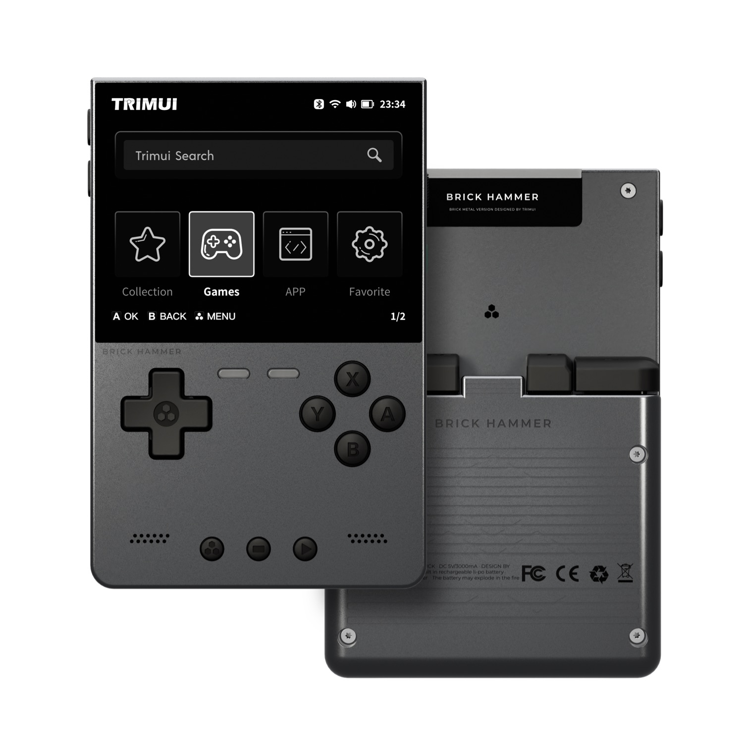 TRIMUI BRICK HAMMER Konsol Gam - Retro Gaming Kiosk ulasan dan harga