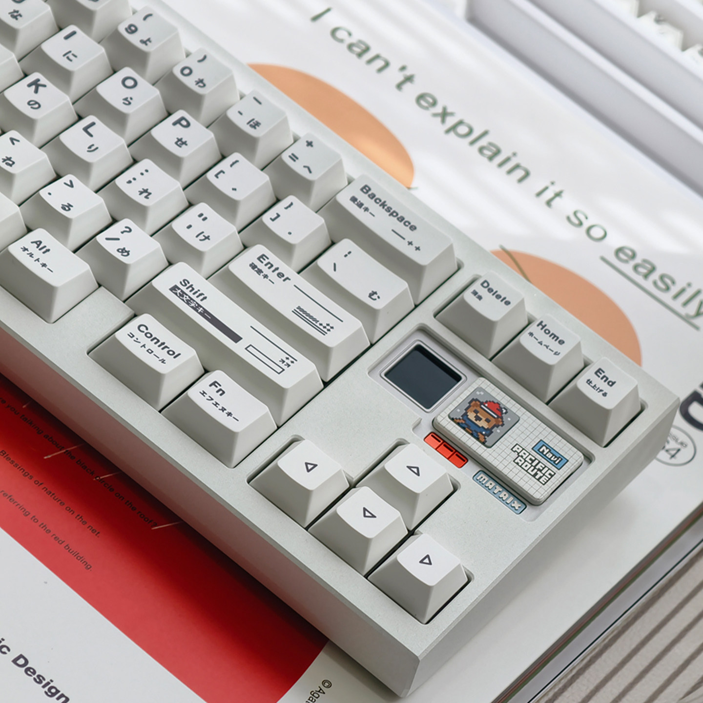 Set Keycaps PBT Profil Cherry  - Retro Gaming Keycaps ulasan dan harga