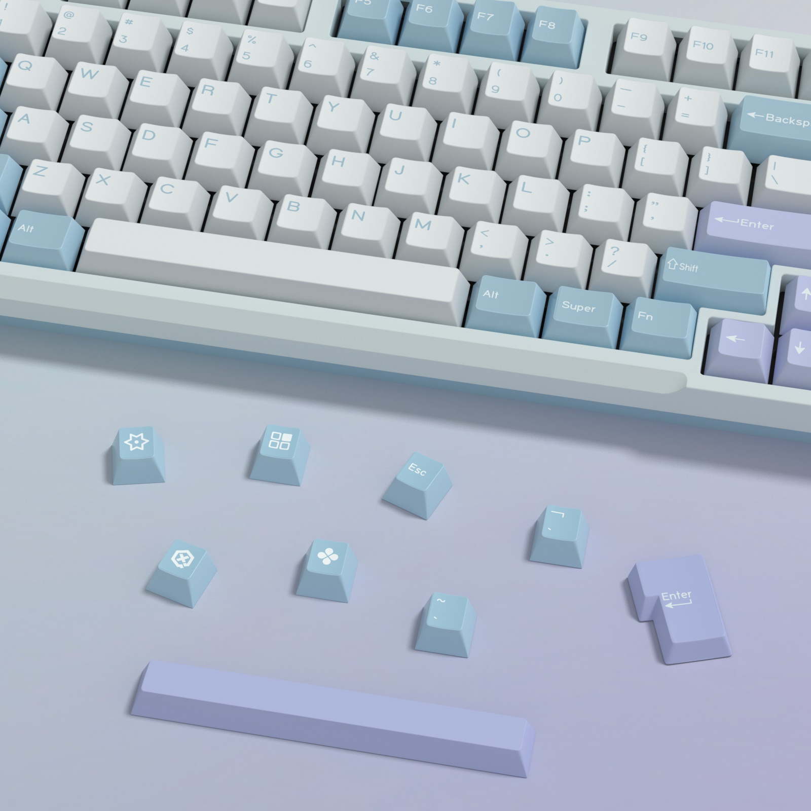 KBDiy GMK ilusi Keycap profil  - Retro Gaming Keycaps ulasan dan harga