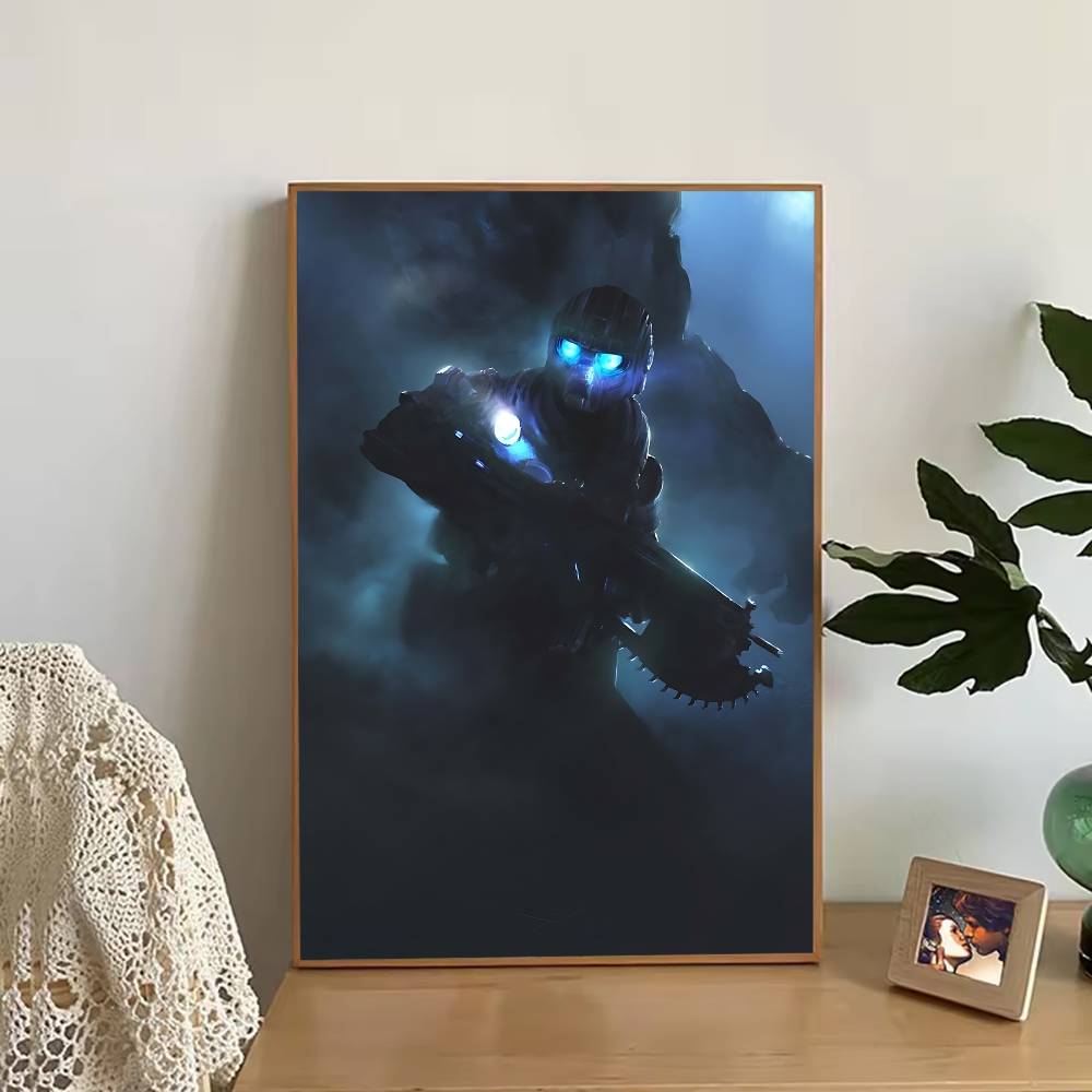 Poster Game G-Gears Of W-War S - Retro Gaming Art ulasan dan harga
