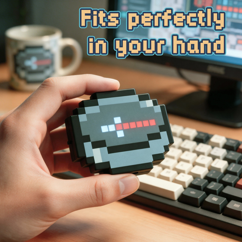 2026 Kompas Pixel Isi Ulang Te - Retro Gaming Keychain ulasan dan harga