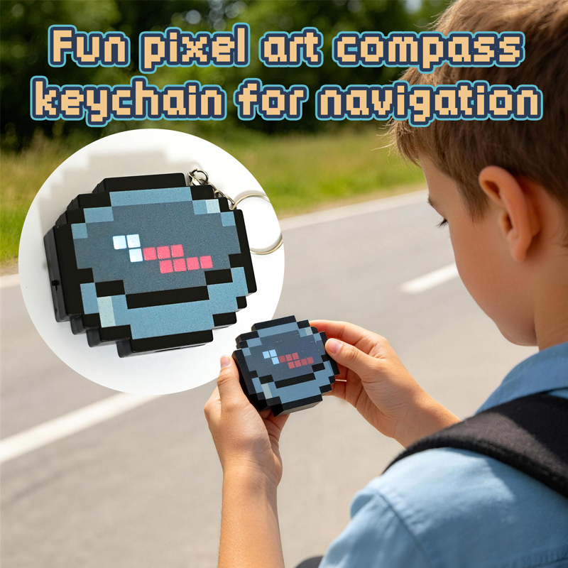 2026 Kompas Pixel Isi Ulang Te - Retro Gaming Keychain ulasan dan harga